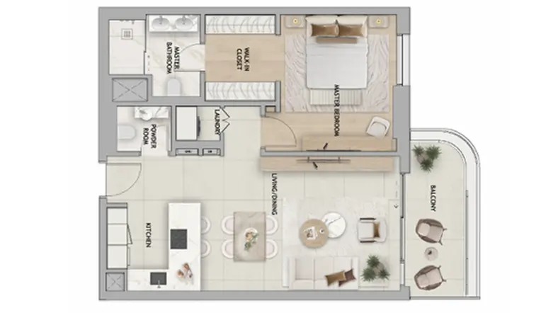 1-Bedroom Type B